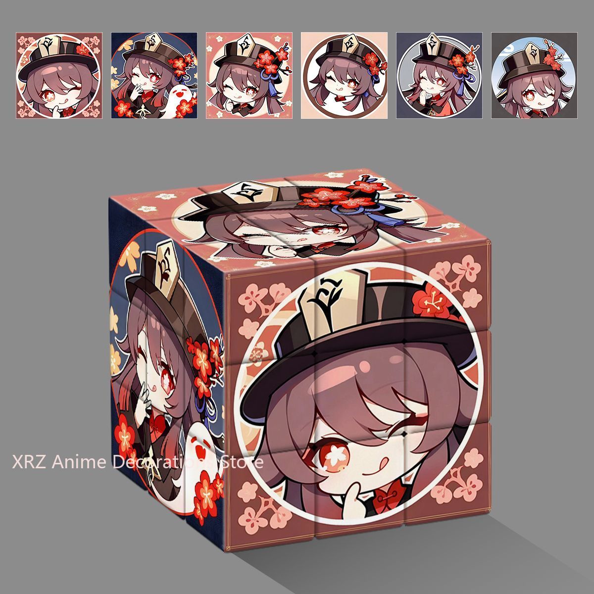 Fidget Cube Original - マジックキューブアニメ原神インパクト胡桃フリーナ・デ・フォンテーヌストレス解消パズルプロフェッショナルスムーズスピードゲーム子供のギフト