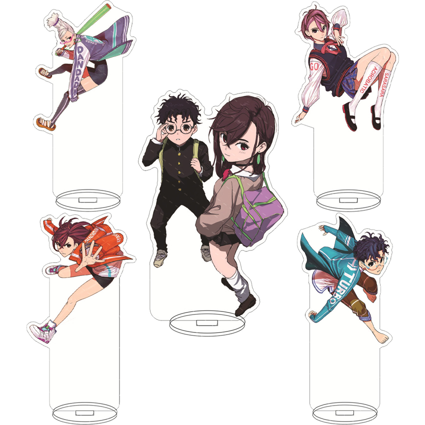 16cmのアニメ「ダンダン」のモモ・アヤセ、ケン・タカクラ、 - Figma Stand Set のレビューと価格