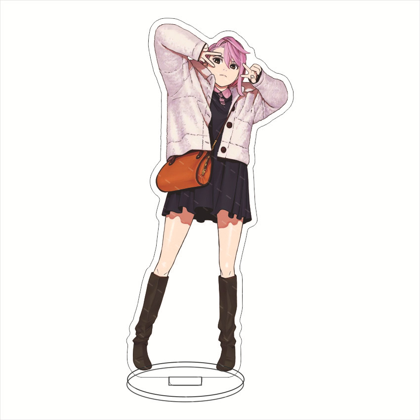 16cmのアニメ「ダンダン」のモモ・アヤセ、ケン・タカクラ、 - Figma Stand Set のレビューと価格