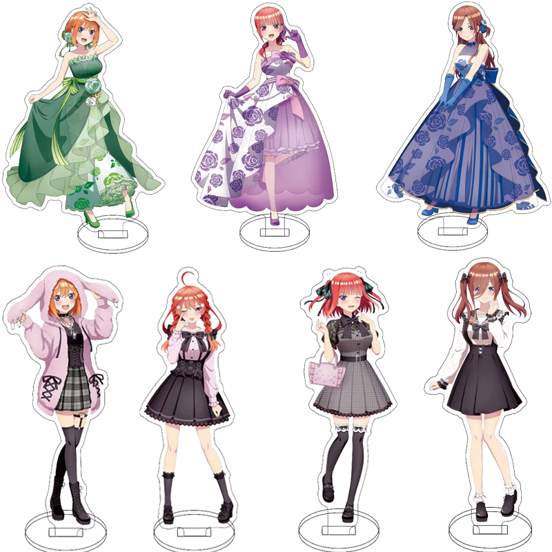 16cmのアニメアクリルスタンド。『五等分の花嫁』の登場人物 - Figma Stand Set のレビューと価格
