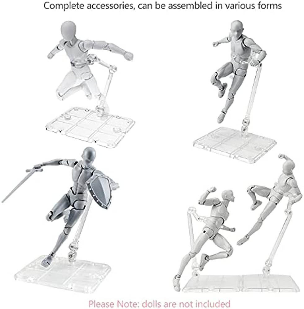 12個入り HG144 調整可能なアクションフィギュア用ディ - Action Figure Stand のレビューと価格