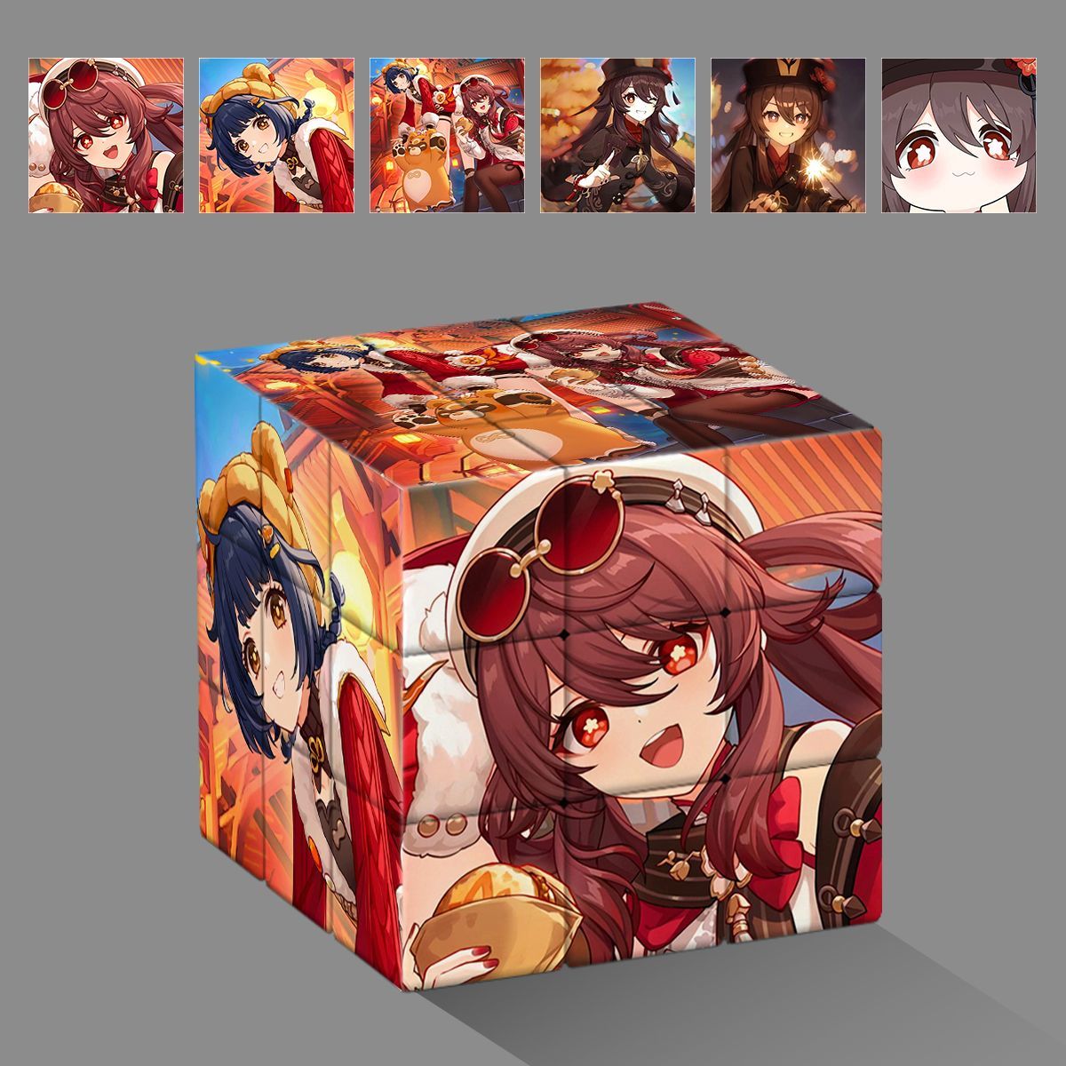 マジックキューブアニメ原神インパクト胡桃フリーナ・デ・フォン - Fidget Cube Original のレビューと価格
