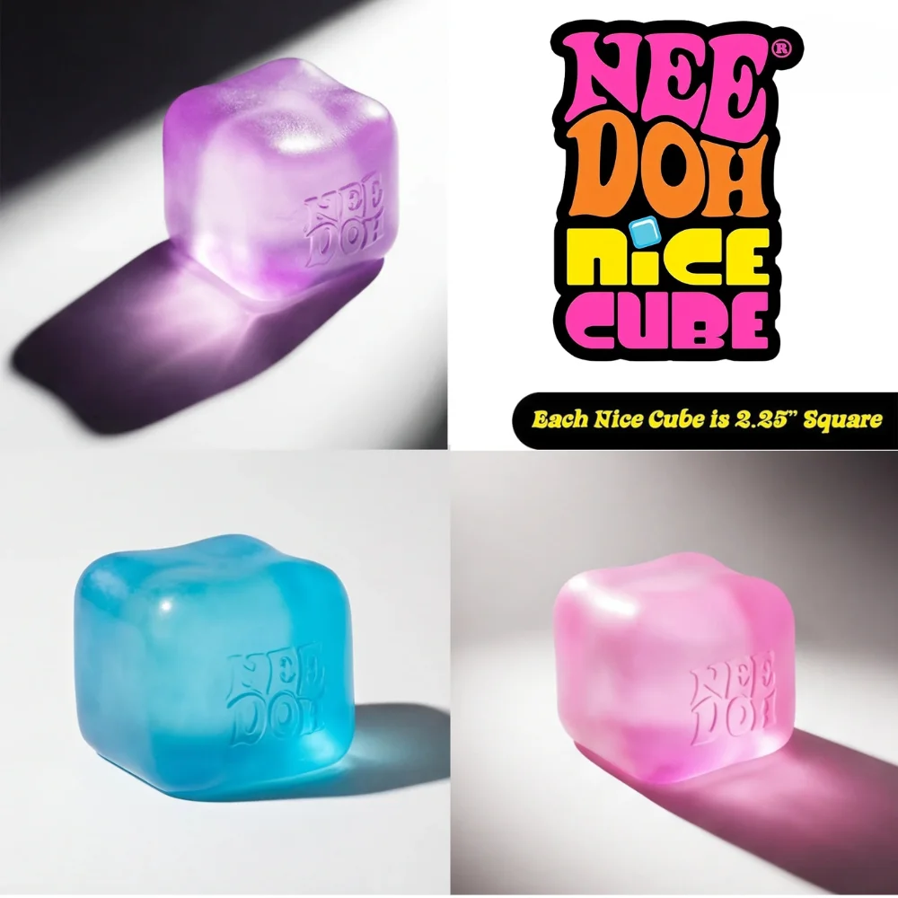 ニードー ナイスキューブ スクイーズおもちゃ、柔らかいゼリー - Fidget Cube Original のレビューと価格