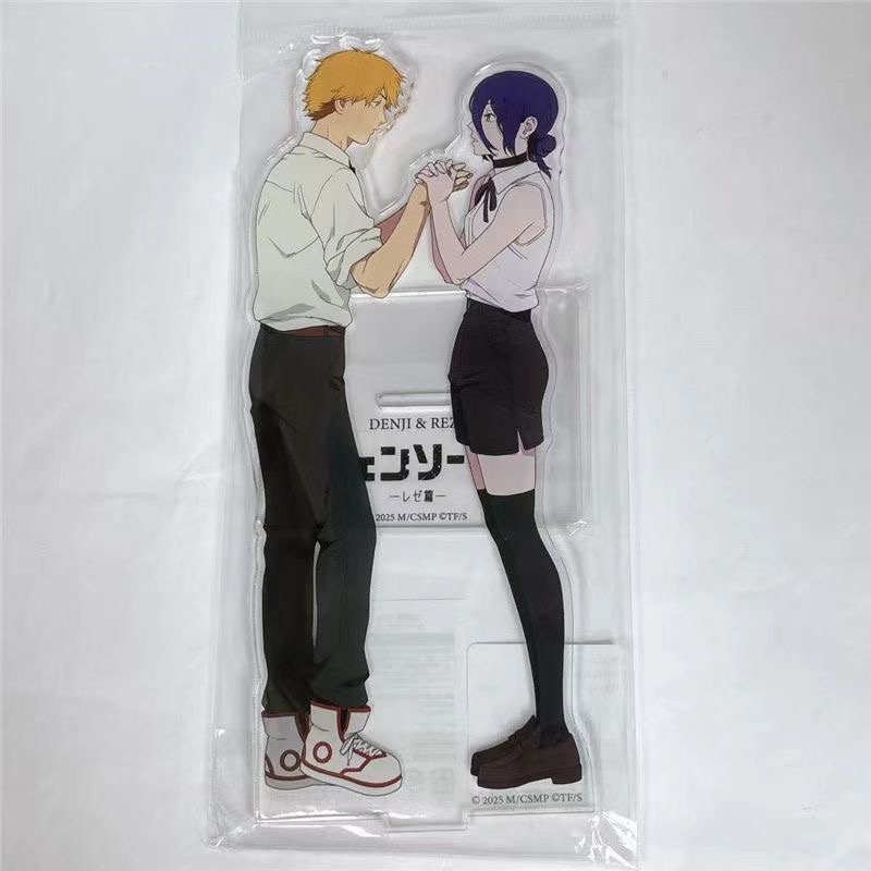 アニメのアクリルスタンド、レゼ、アーク、デンジのコスプレスタ - Figma Stand Set のレビューと価格