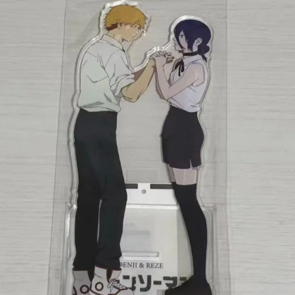 アニメのアクリルスタンド、レゼ、アーク、デンジのコスプレスタ - Figma Stand Set のレビューと価格