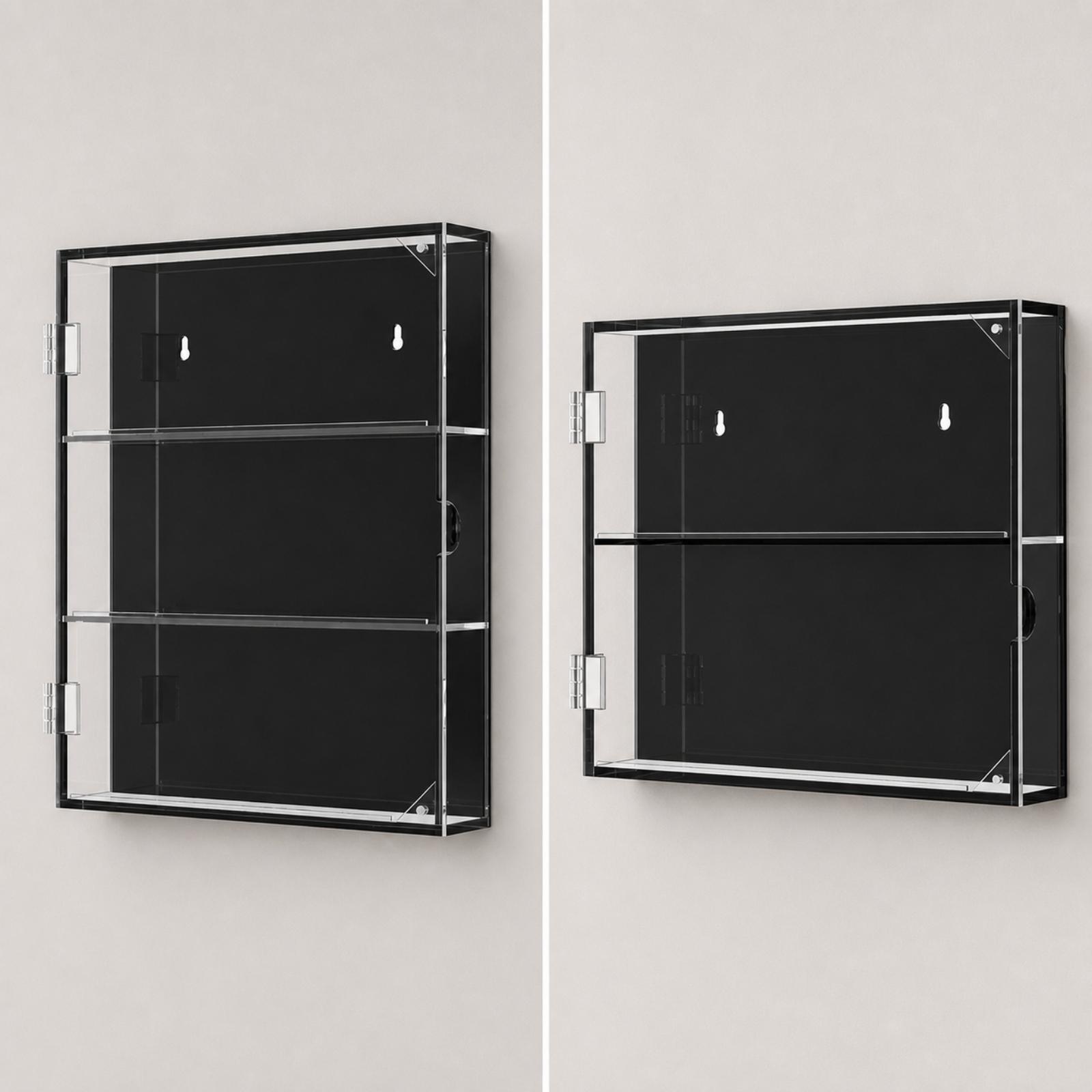 壁掛け式のアクリル製トレーディングカードディスプレイケース。 - Display Case Acrylic のレビューと価格